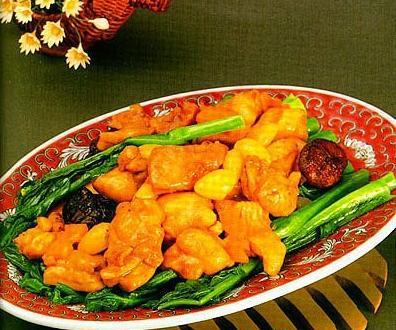 冬季宝宝去火营养食谱:芦笋鸡球