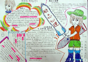 名人励志手抄报四年级2 名人励志手抄报四年级2
