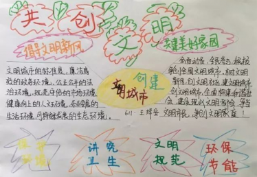 保护环境共享文明的手抄报2 保护环境共享文明的手抄报2