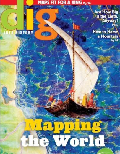 Dig into History北美儿童杂志2019全1-6月刊pdf资源