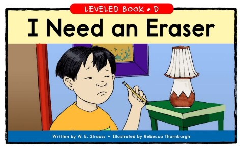 I Need An Eraser绘本PDF+音频百度网盘免费下载