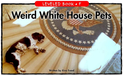 Weird White House Pets绘本PDF+音频百度云免费下载