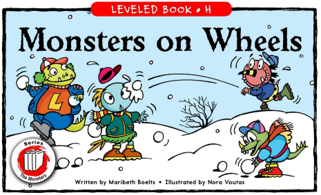 Monsters on Wheels绘本电子档+音频百度网盘免费下载