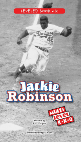 Jackie Robinson英语绘本PDF+音频百度网盘免费下载