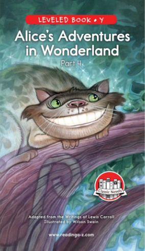 raz Y级阅读Alice's Adventures in Wonderland (Part 4)绘本PDF+音频百度网盘免费下载