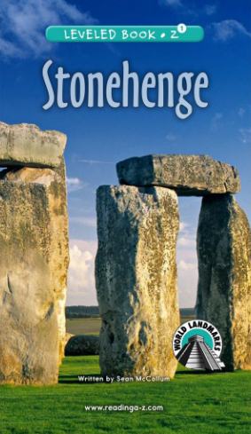 raz Z1级阅读Stonehenge绘本PDF+音频资源免费下载