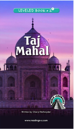 raz Z1级阅读Taj Mahal绘本PDF+音频资源免费下载