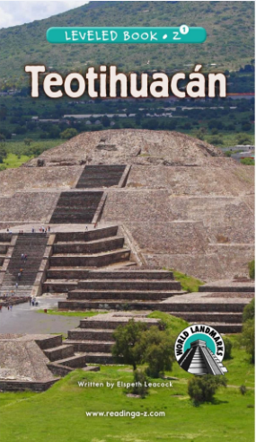 raz Z1级阅读Teotihuacan绘本PDF+音频资源免费下载
