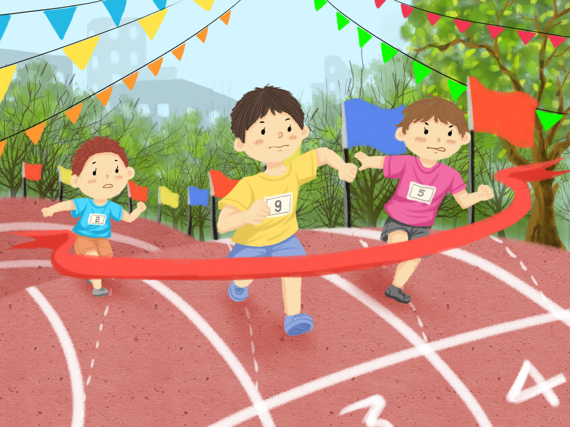 小学二年级运动会日记150字