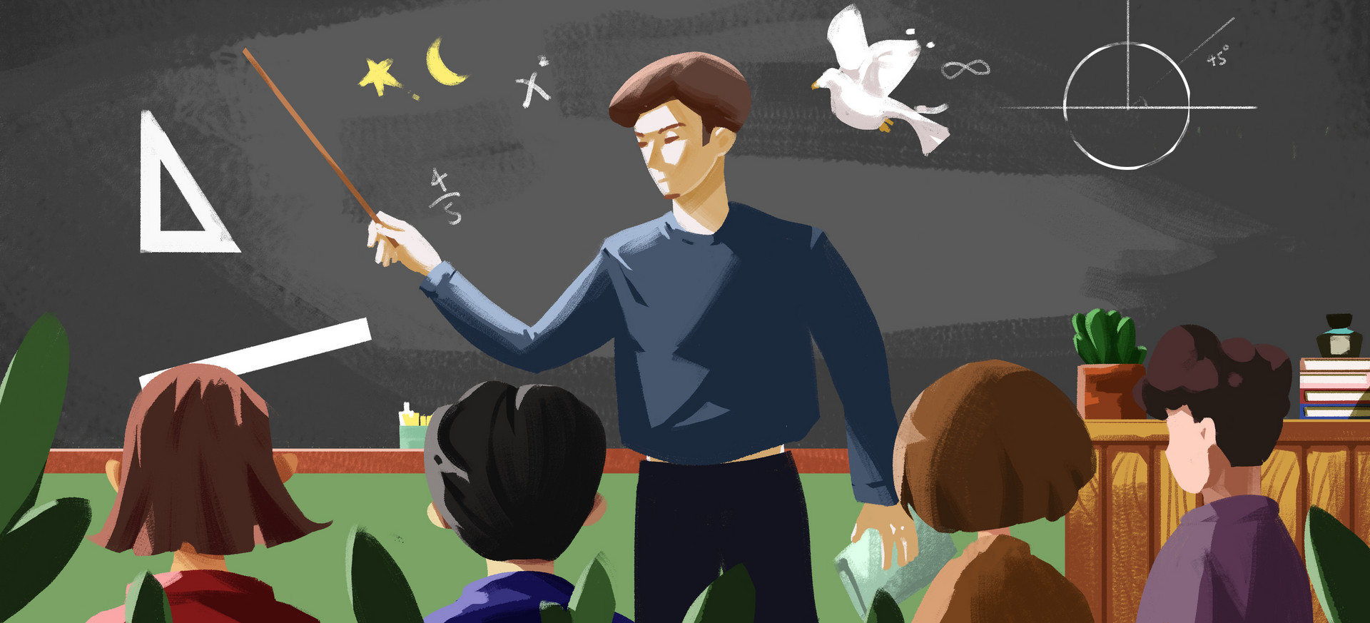 幽默的老师作文300字