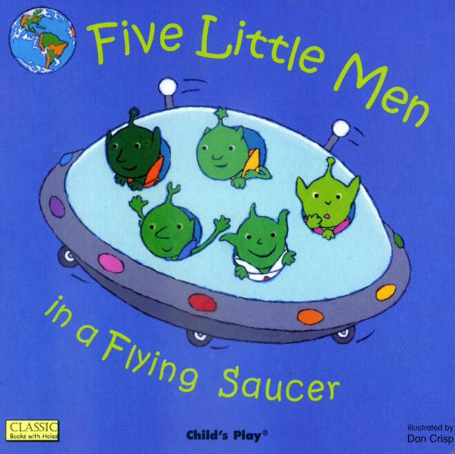 Five Little Men in a Flying Saucer绘本翻译及pdf电子版下载