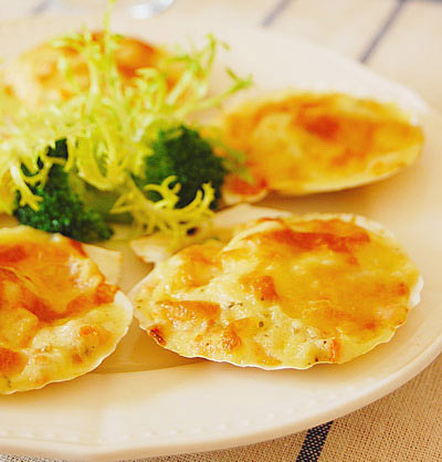 法国美食：法式焗扇贝的做法