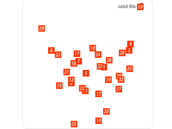 小孩抓数字