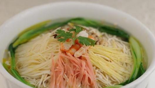 火腿丝豆苗