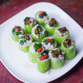 肉沫蒸丝瓜