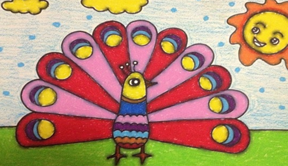 制作小孔雀