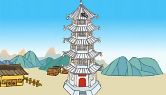 白石塔绕口令