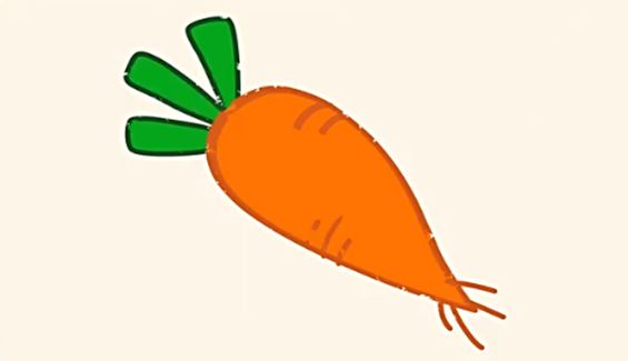 胡萝卜简笔画