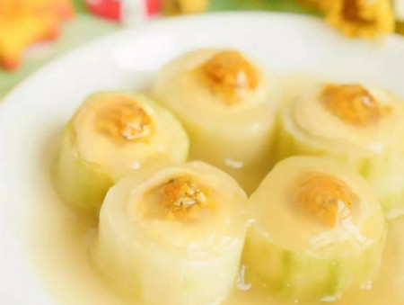 辅食菜谱：鲜蔬豆腐酿黄瓜怎么做