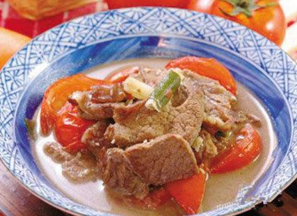 宝宝食谱——鲜茄扒肝