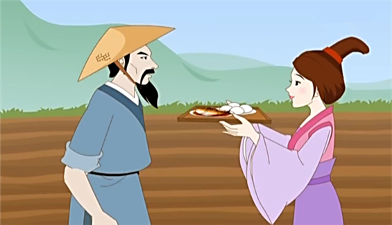 经典故事《相敬如宾》