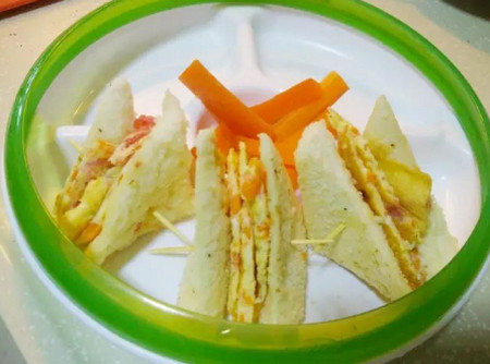 简易蔬菜蛋饼吐司怎么做