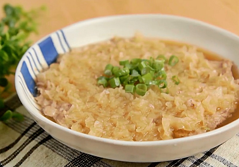 白木耳蒸肉饼  解锁银耳新吃法