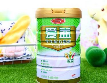 三元爱益学生配方奶粉怎么打开