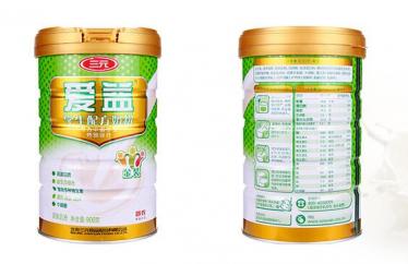 三元爱益学生配方奶粉怎么打开