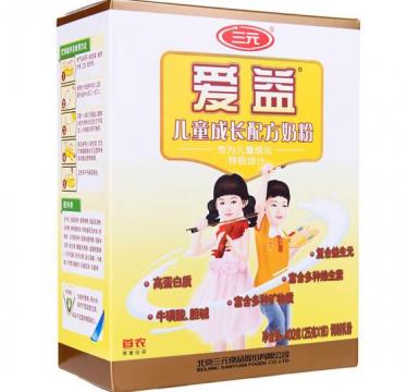 三元爱益儿童成长配方奶