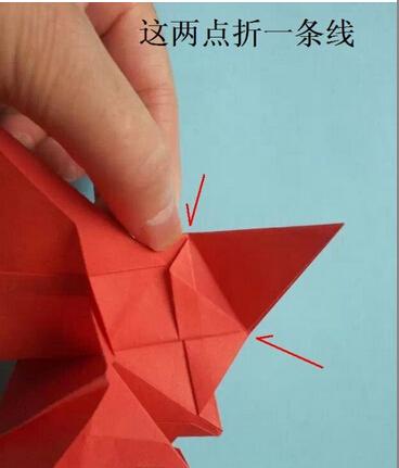 折纸手工简单玫瑰花教程